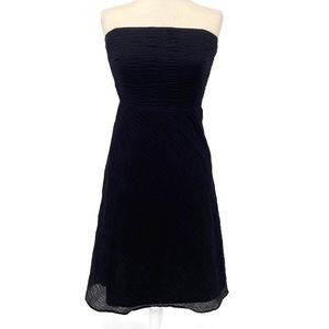 J Crew Textured Strapless Dress